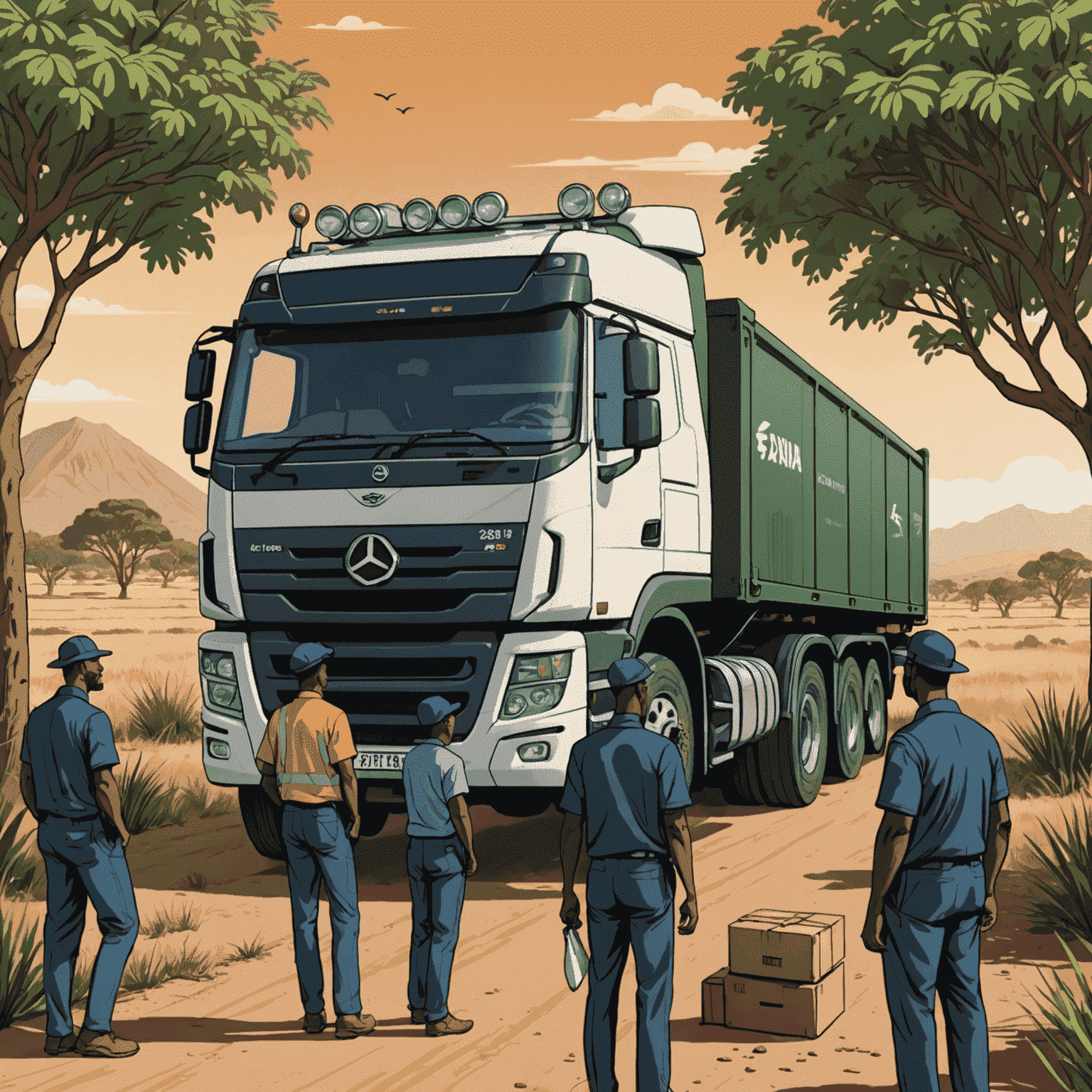 Illustration of a South African company's success story, showcasing their cost optimization journey and the millions saved as a result